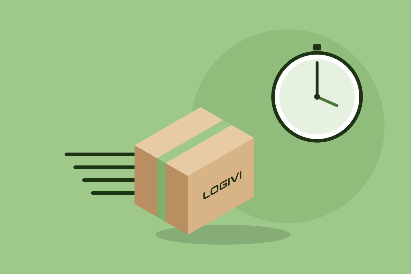Kiện hàng LOGIVI giao hỏa tốc