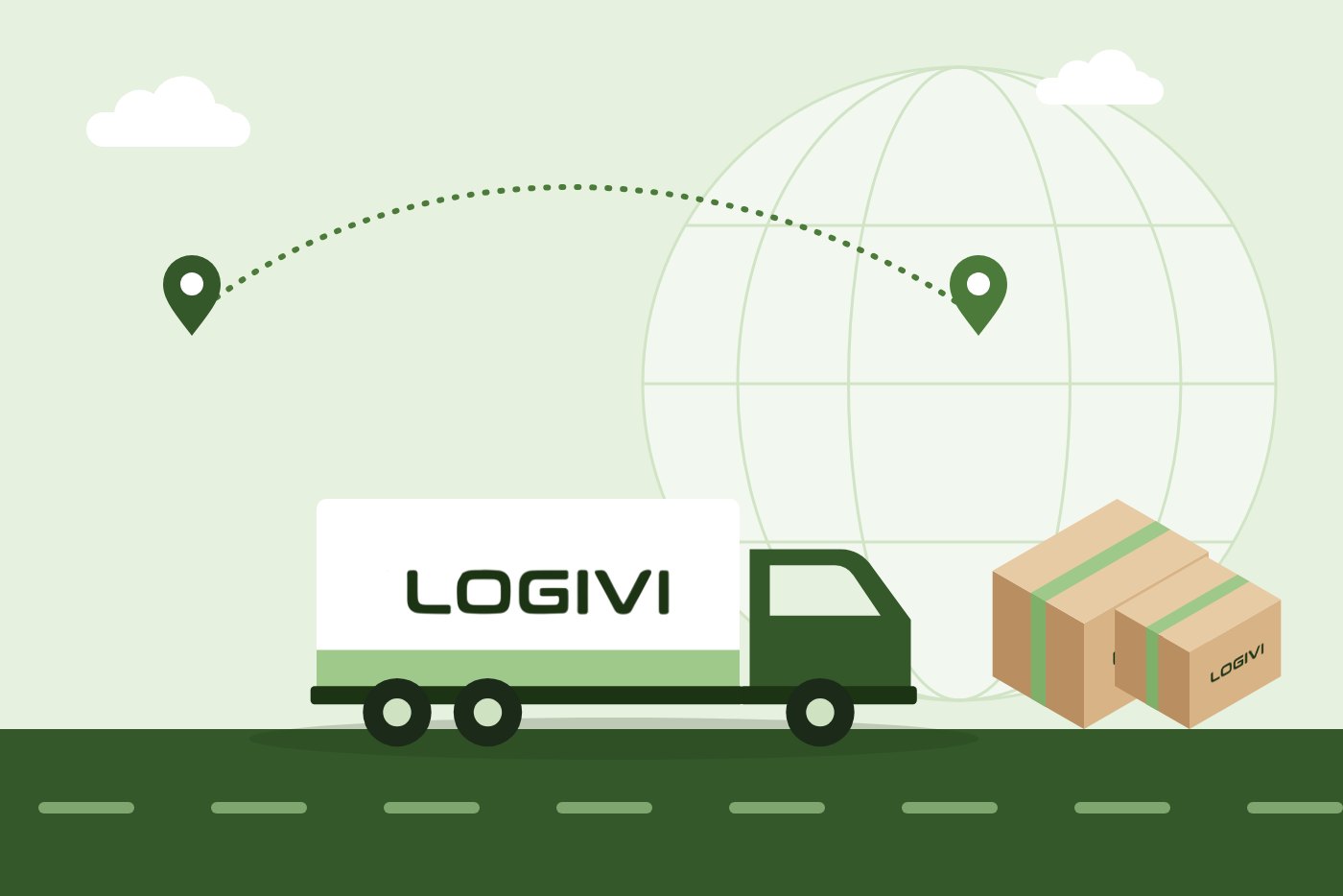 Xe tải LOGIVI vận chuyển hàng đường bộ quốc tế